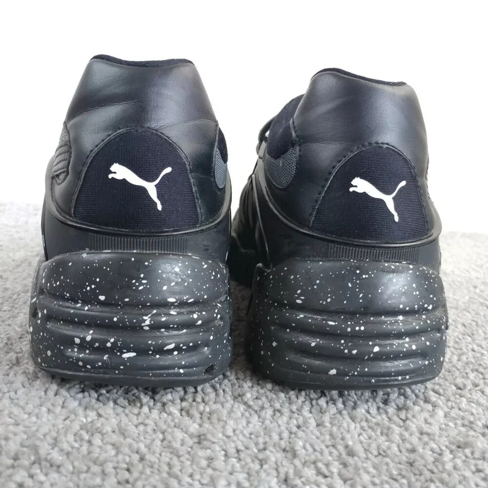 Puma Blaze Tech Mens Size 9.5 Athletic Shoes Black Sneakers Lace Up 361340 02